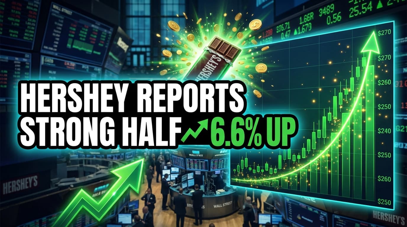 Hershey Reports Strong Half-Year Results with Q2 Net Sales Up 6.6%