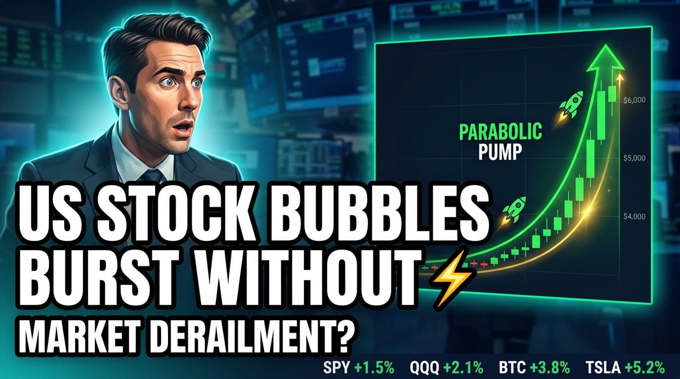 US Stock Bubbles Burst Without Broader Market Derailment