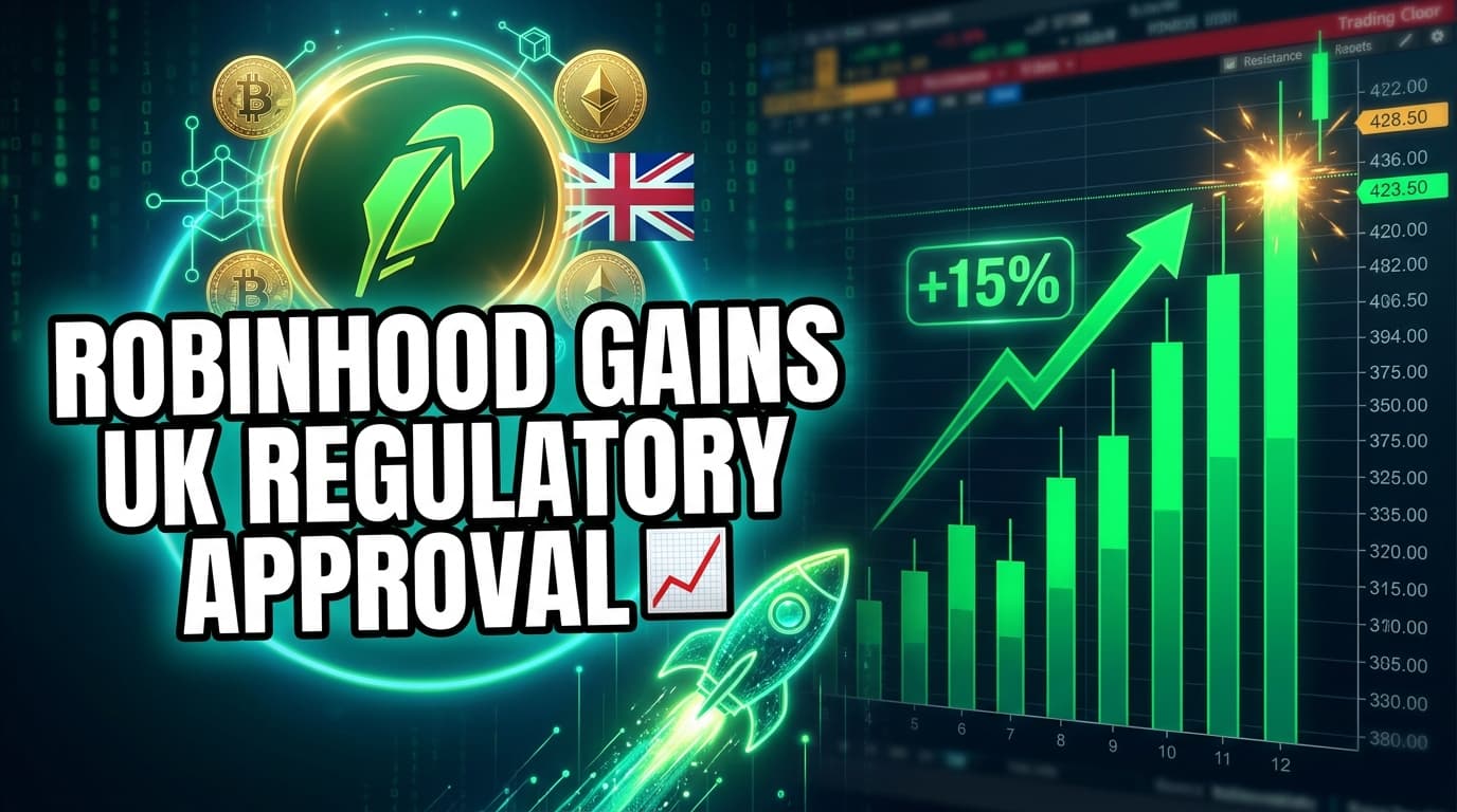 Robinhood Gains UK Regulatory Approval for Crypto Services, Shares Rise