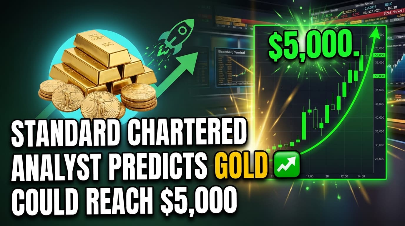 Standard Chartered Analyst Predicts Gold Could Reach $5,000