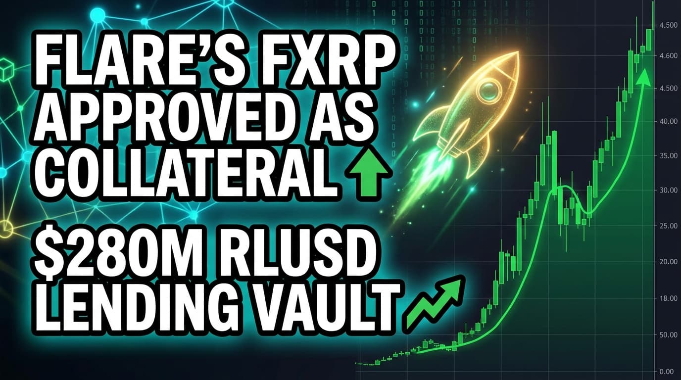 Flare's FXRP Approved as Collateral for $280 Million RLUSD Lending Vault