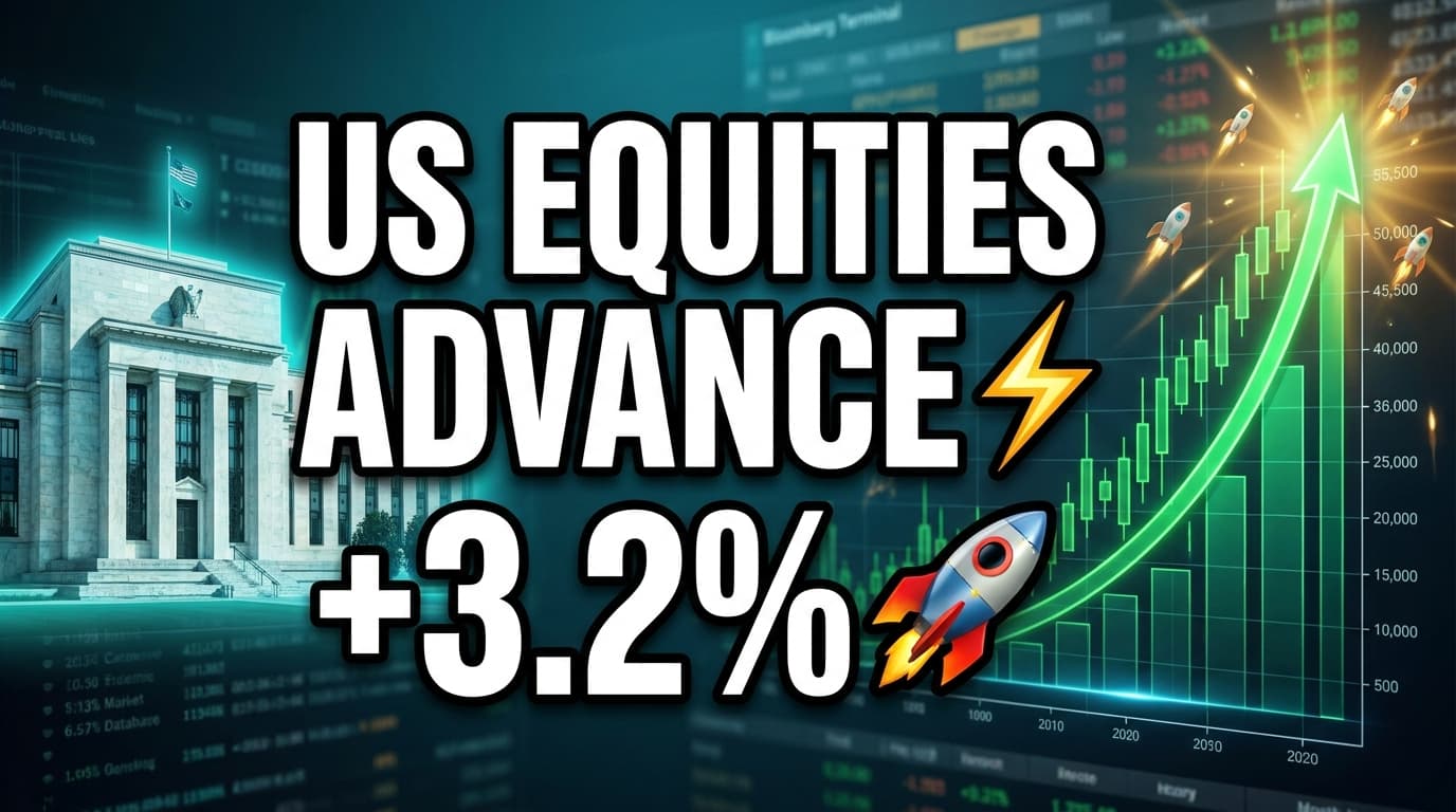 US Equities Advance, Led by Communication Services; Oil and Treasury Yields Decline
