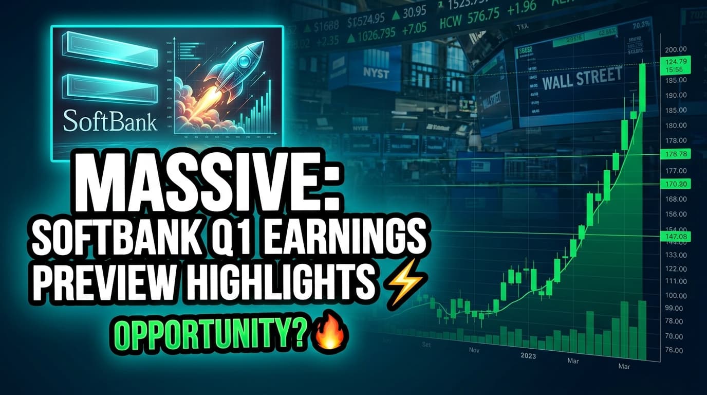 SoftBank Q1 Earnings Preview Highlights ARM Risk, Volatility Pattern