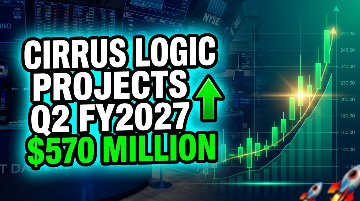 Cirrus Logic Projects Q2 FY2027 Revenue Up to $570 Million, Secures GlobalFoundries Wafer Capacity