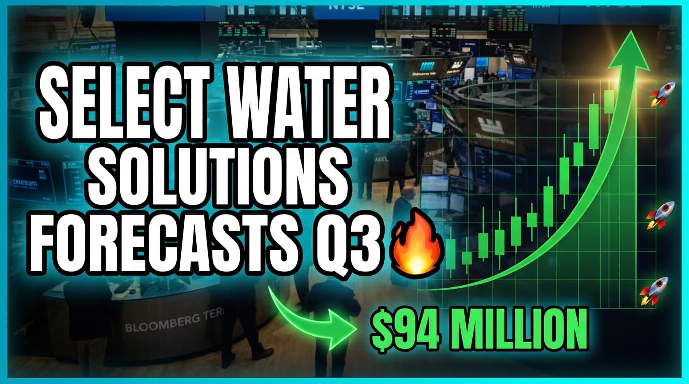 Select Water Solutions Forecasts Q3 Adjusted EBITDA Up to $94 Million, Raises 2026 CapEx