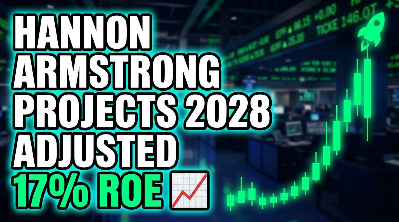 Hannon Armstrong Projects 2028 Adjusted EPS of $3.55-$3.65, Affirms ROE Above 17%