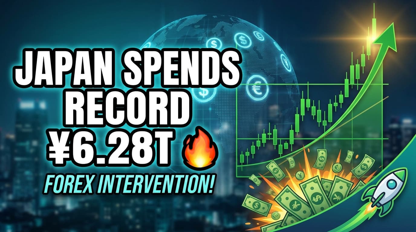 Japan Spends Record ¥6.28 Trillion in Forex Intervention to Support Yen