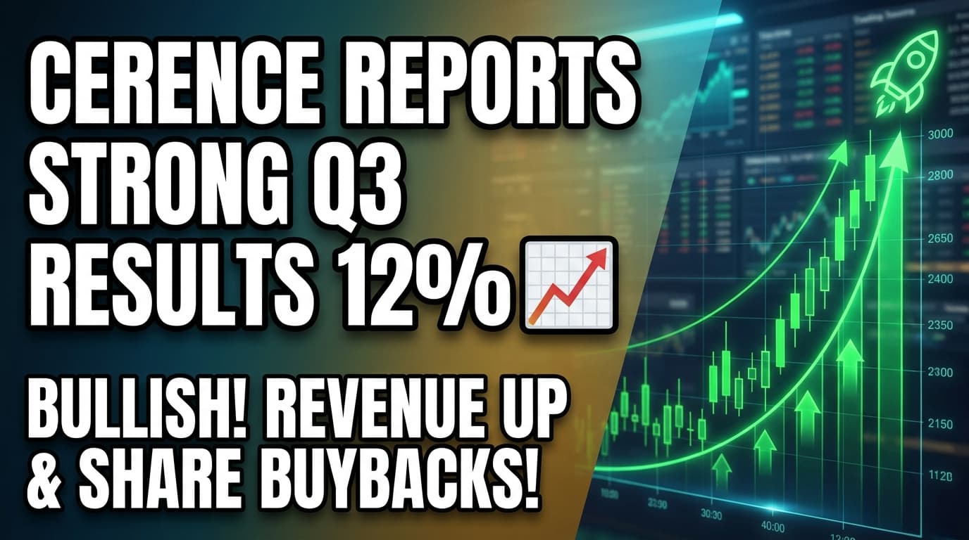 Cerence Reports Strong Q3 Results, Revenue Up 12%, Initiates Share Repurchase