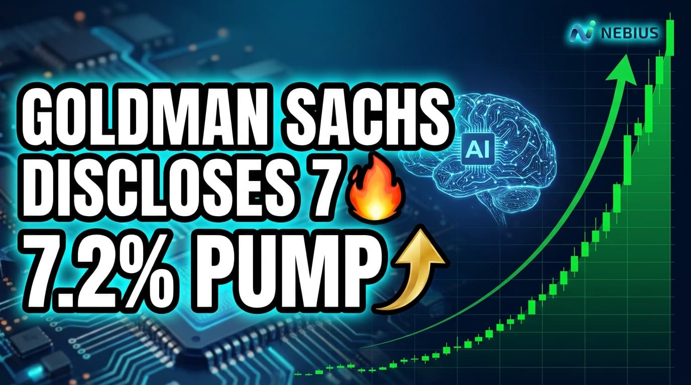 Goldman Sachs Discloses 7.2% Passive Stake in AI Infrastructure Firm Nebius