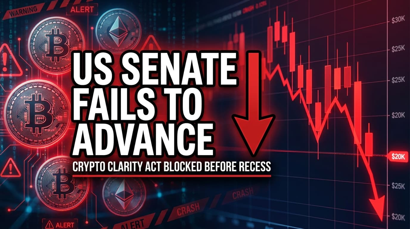 US Senate Fails to Advance Crypto Clarity Act Before Recess