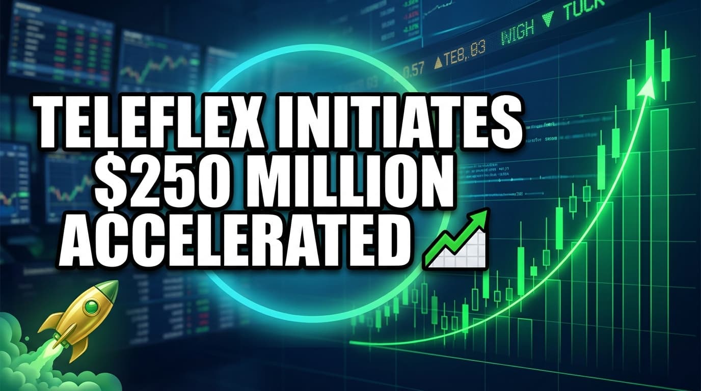 Teleflex Initiates $250 Million Accelerated Share Repurchase