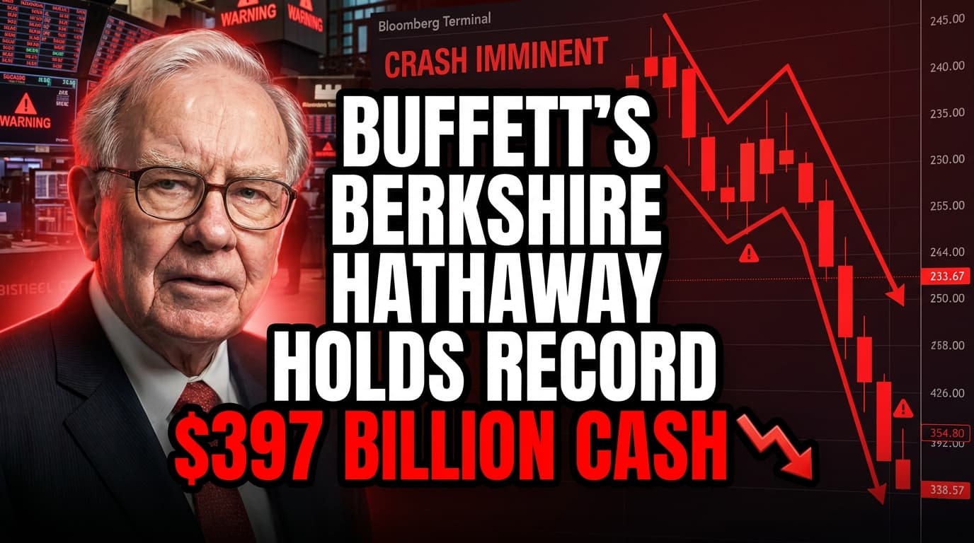 Buffett's Berkshire Hathaway Holds Record $397 Billion Cash Pile, Signaling Caution