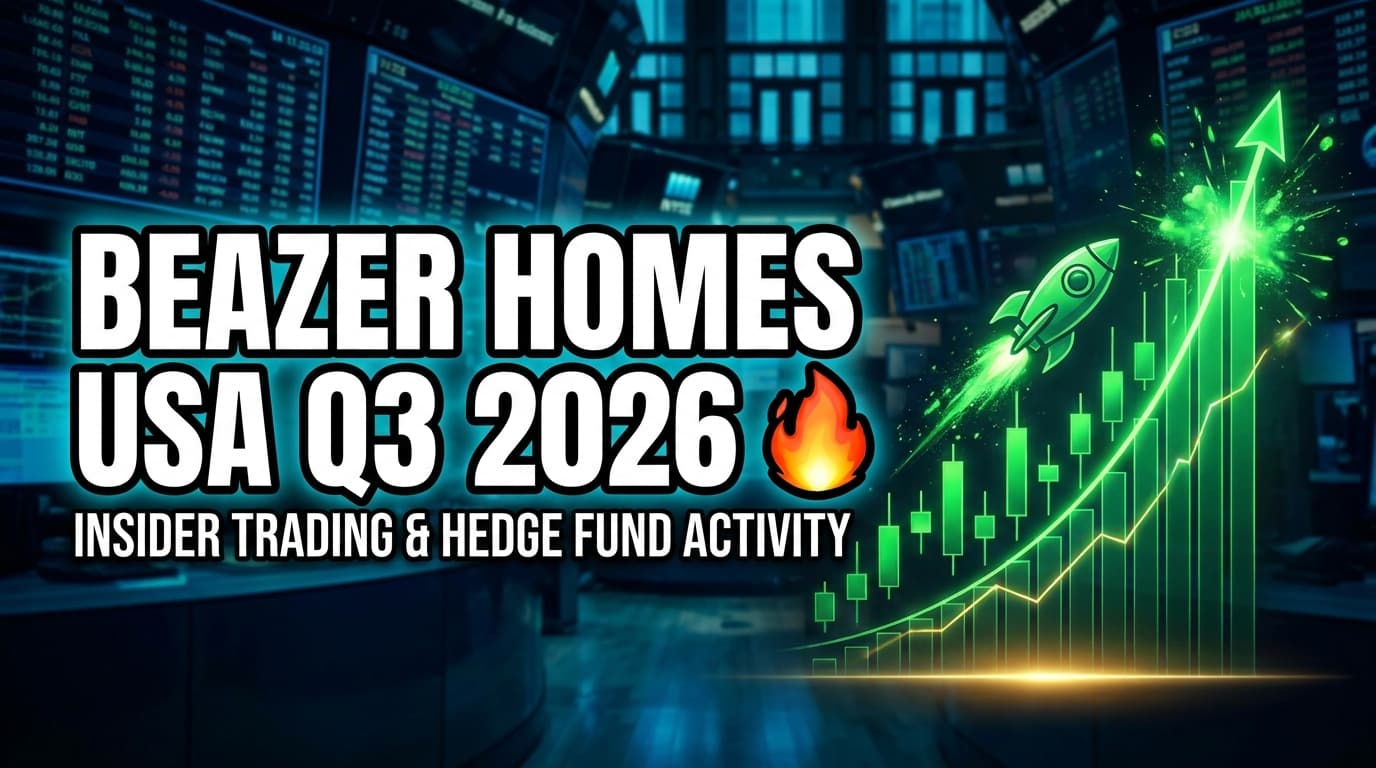 Beazer Homes USA Q3 2026 Earnings Preview Highlights Insider Trading and Hedge Fund Activity