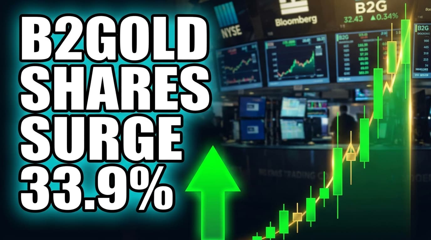 B2Gold Shares Surge 33.9% on Key Mali Mining Permit Approval