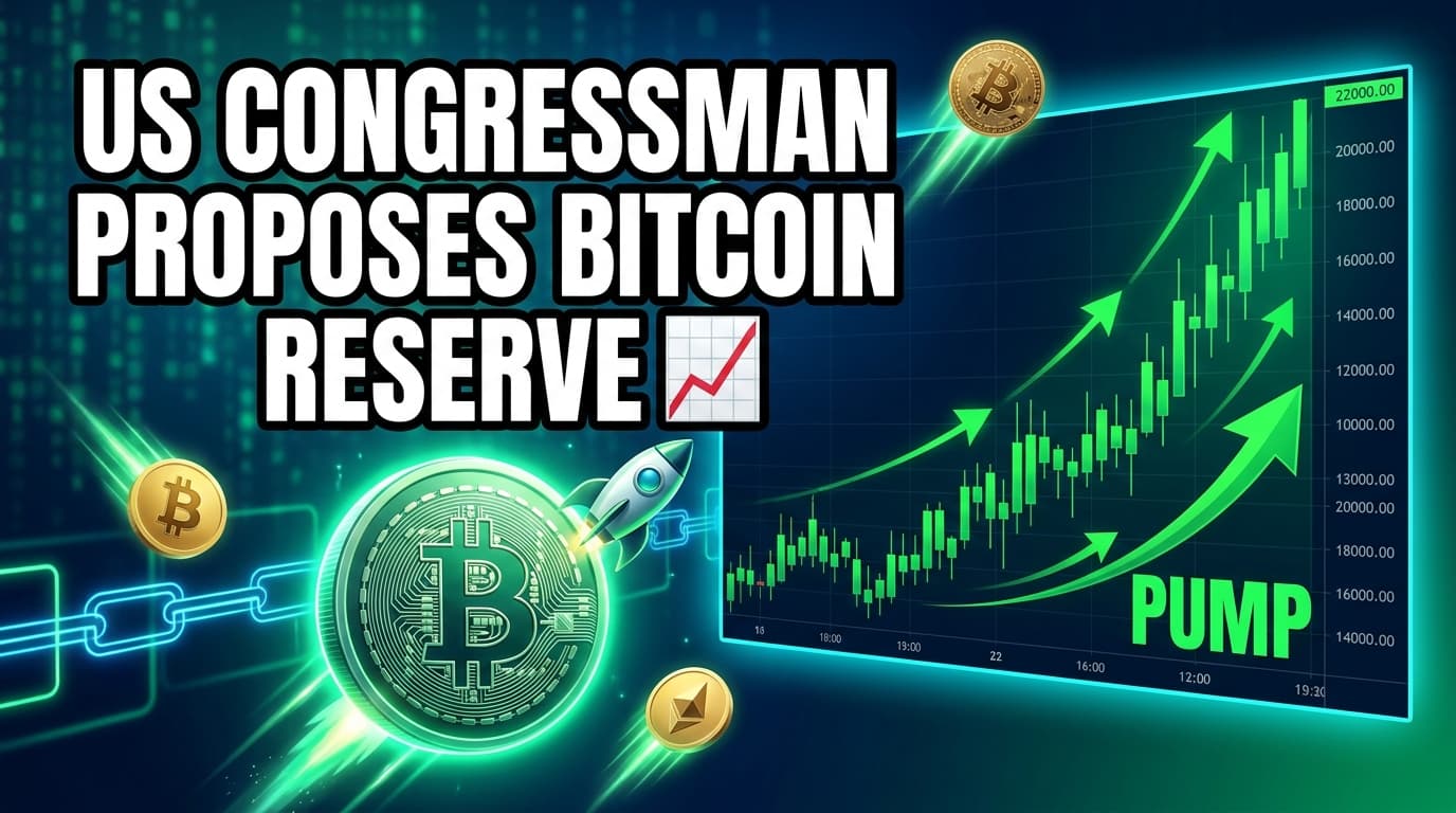 US Congressman Proposes Bitcoin Reserve, Capital Gains Tax Exemption