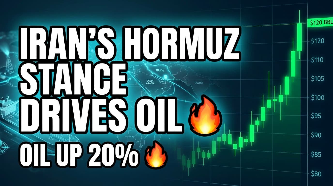Iran's Hormuz Stance Drives Oil Prices Higher