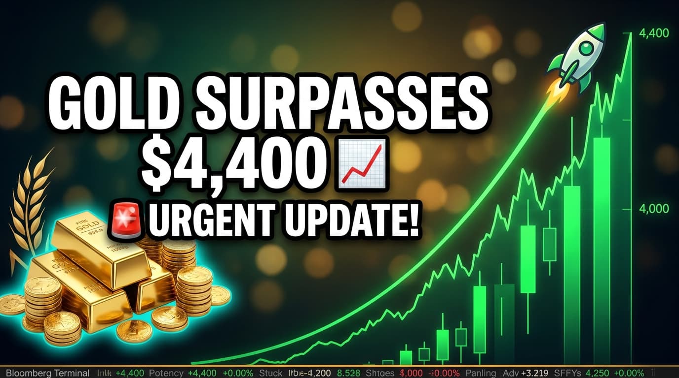Gold Surpasses $4,400 Ahead of Key US Inflation Report