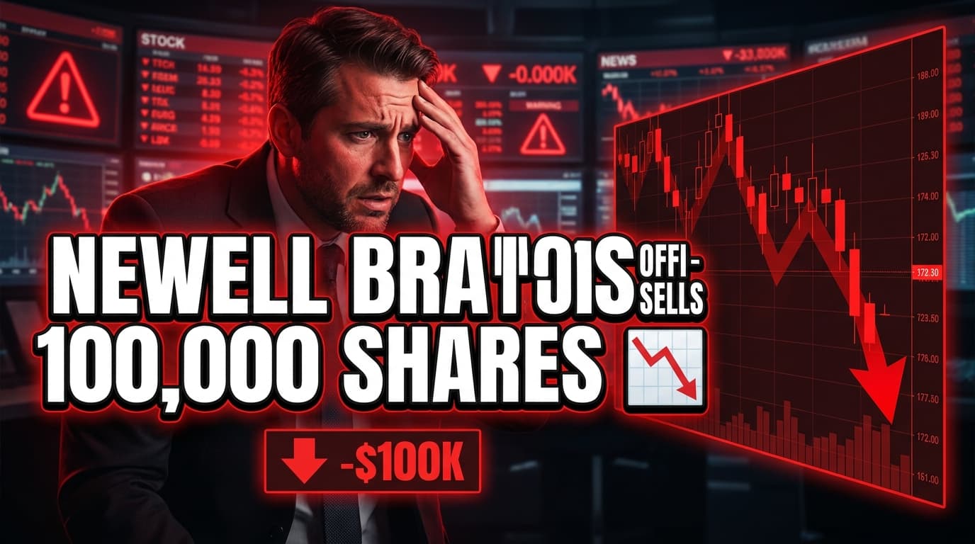 Newell Brands Officer Sells 100,000 Shares