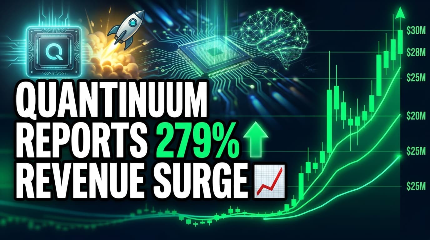 Quantinuum Reports 279% Revenue Surge, Projects $28M-$32M 2026 Revenue