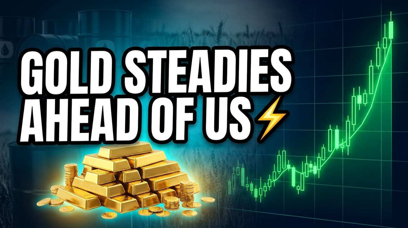 Gold Steadies Ahead of US Inflation Data, Strait of Hormuz Developments