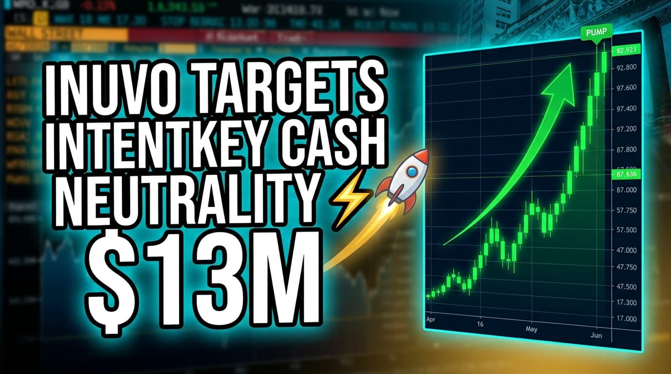 Inuvo Targets IntentKey Cash Neutrality by 2027, Secures $13M Financing