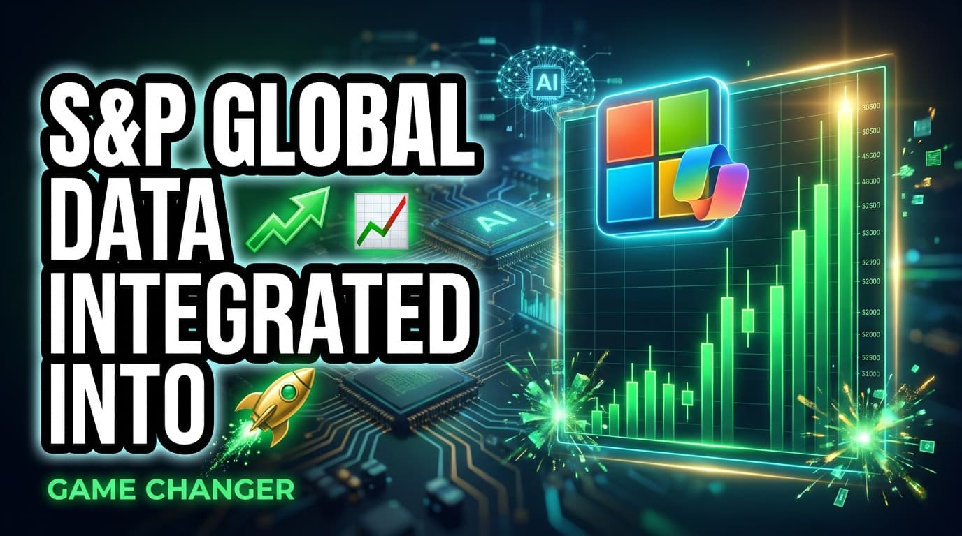S&P Global Data Integrated Into Microsoft 365 Copilot