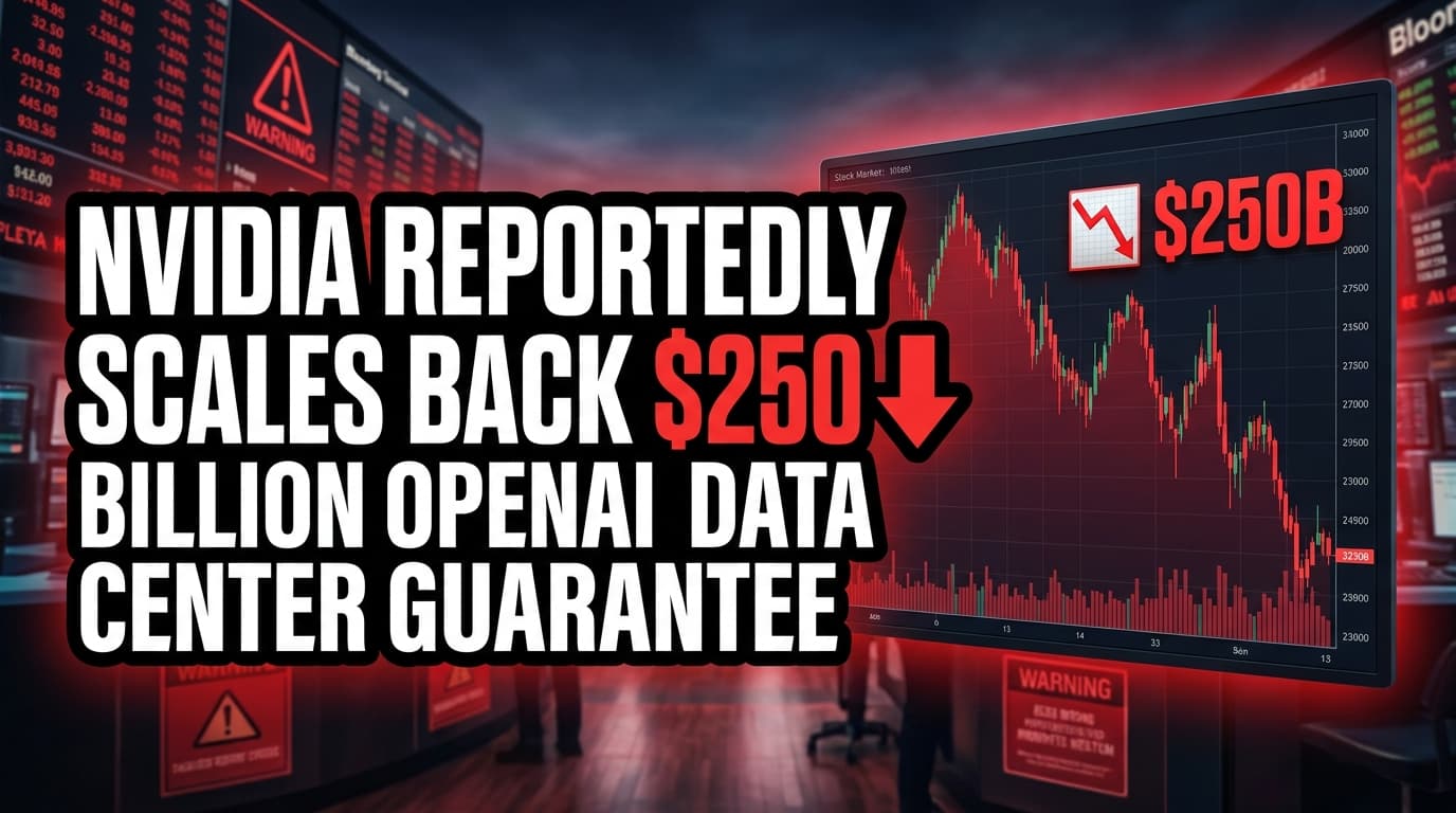 Nvidia Reportedly Scales Back $250 Billion OpenAI Data Center Guarantee
