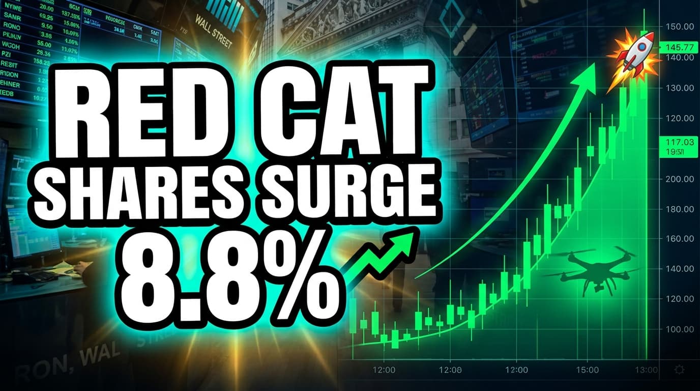 Red Cat Shares Surge 8.8% on Drone Tariff Reports