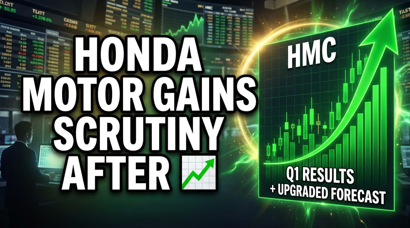 Honda Motor Gains Scrutiny After Strong Q1 Results, Upgraded Forecast