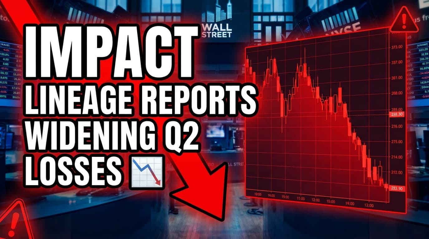 Lineage Reports Widening Q2 Losses Despite Sales Growth