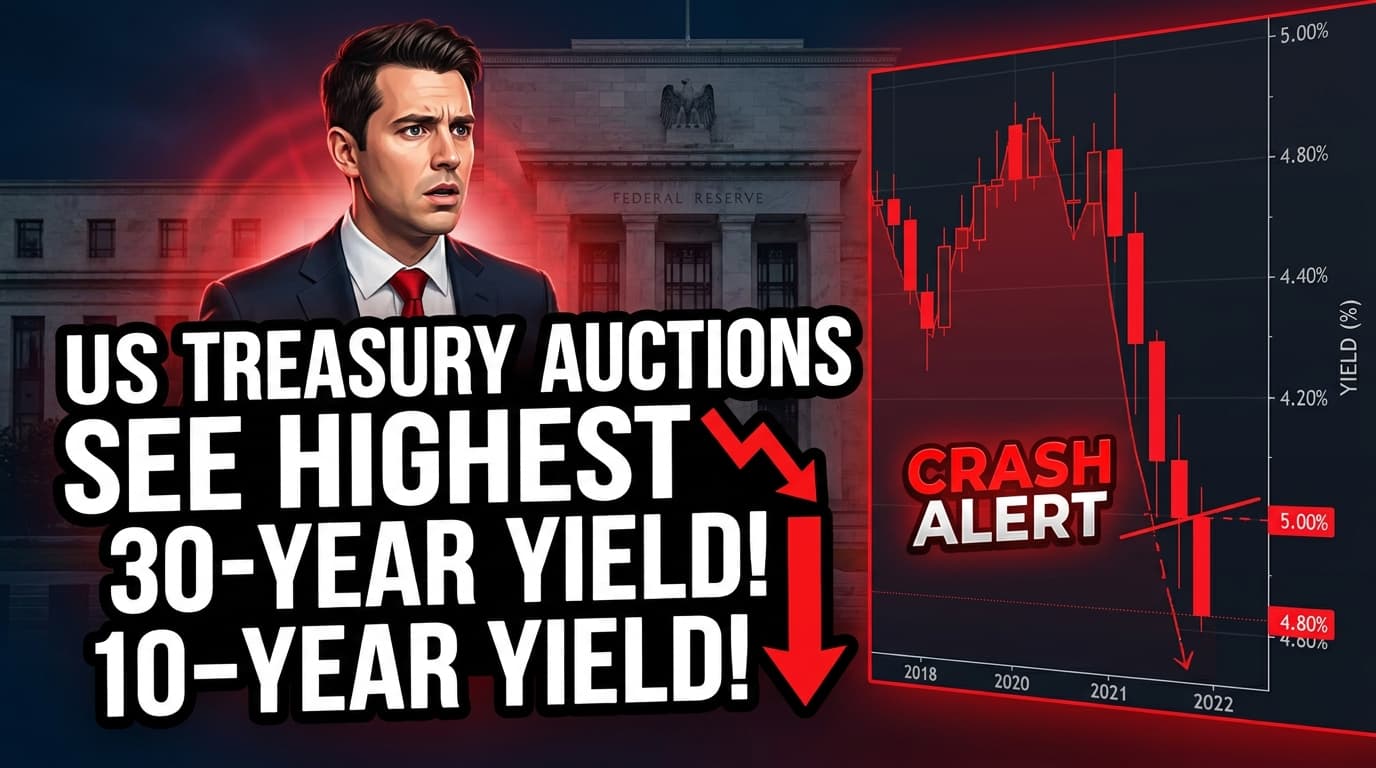 US Treasury Auctions See Highest Yields Since 2001 for 30-Year, 2007 for 10-Year