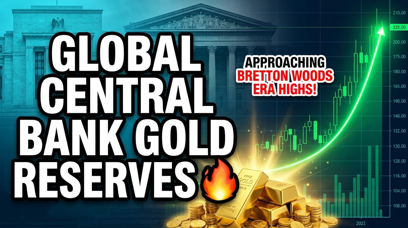 Global Central Bank Gold Reserves Approach Bretton Woods Era Highs