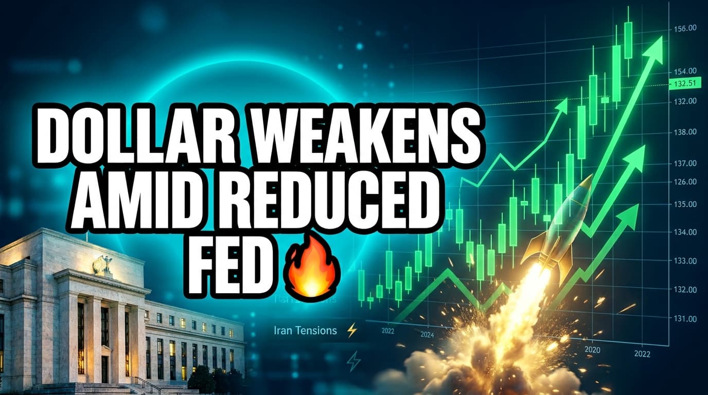 Dollar Weakens Amid Reduced Fed Hike Bets, Iran Tensions