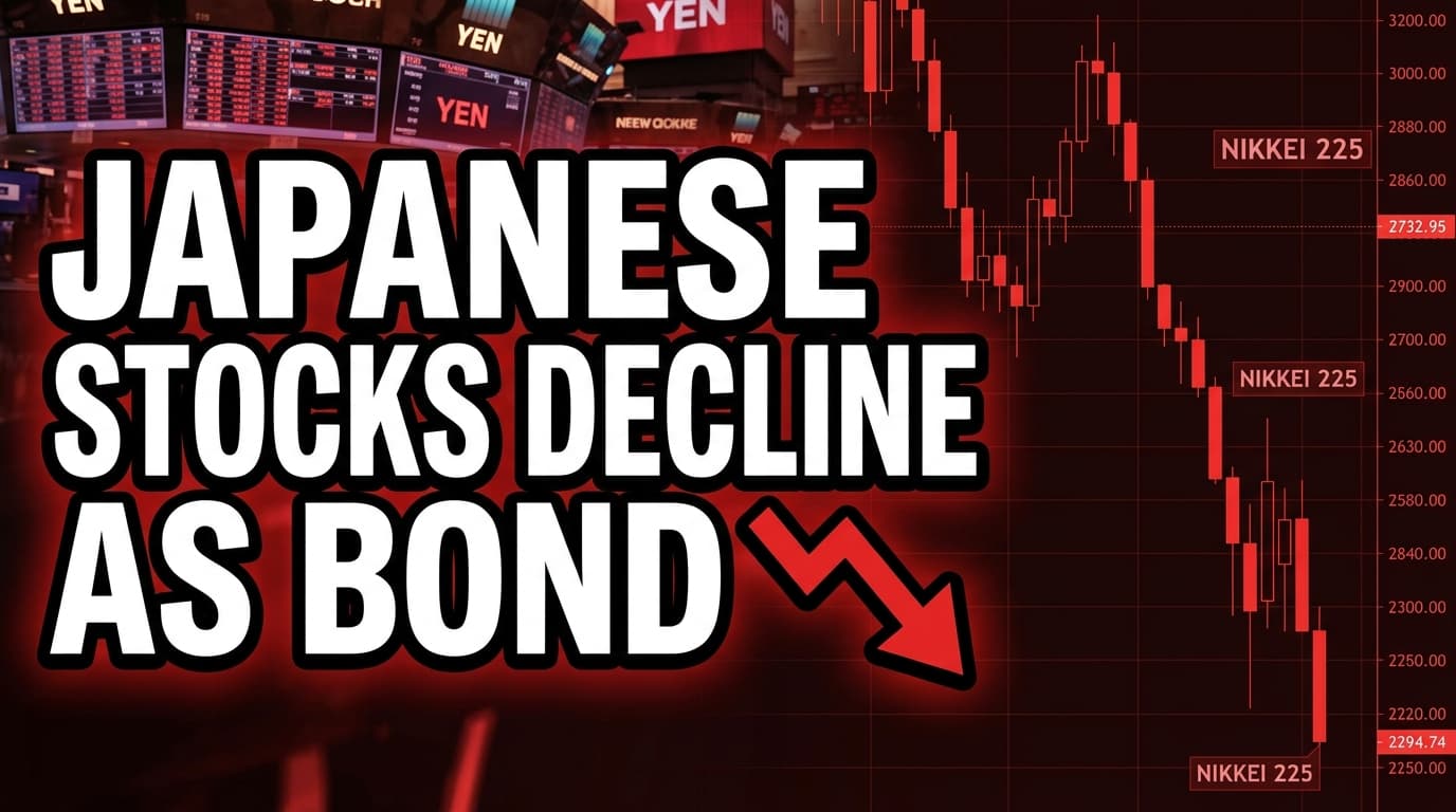 Japanese Stocks Decline as Bond Yield Concerns Weigh on Chip Sector