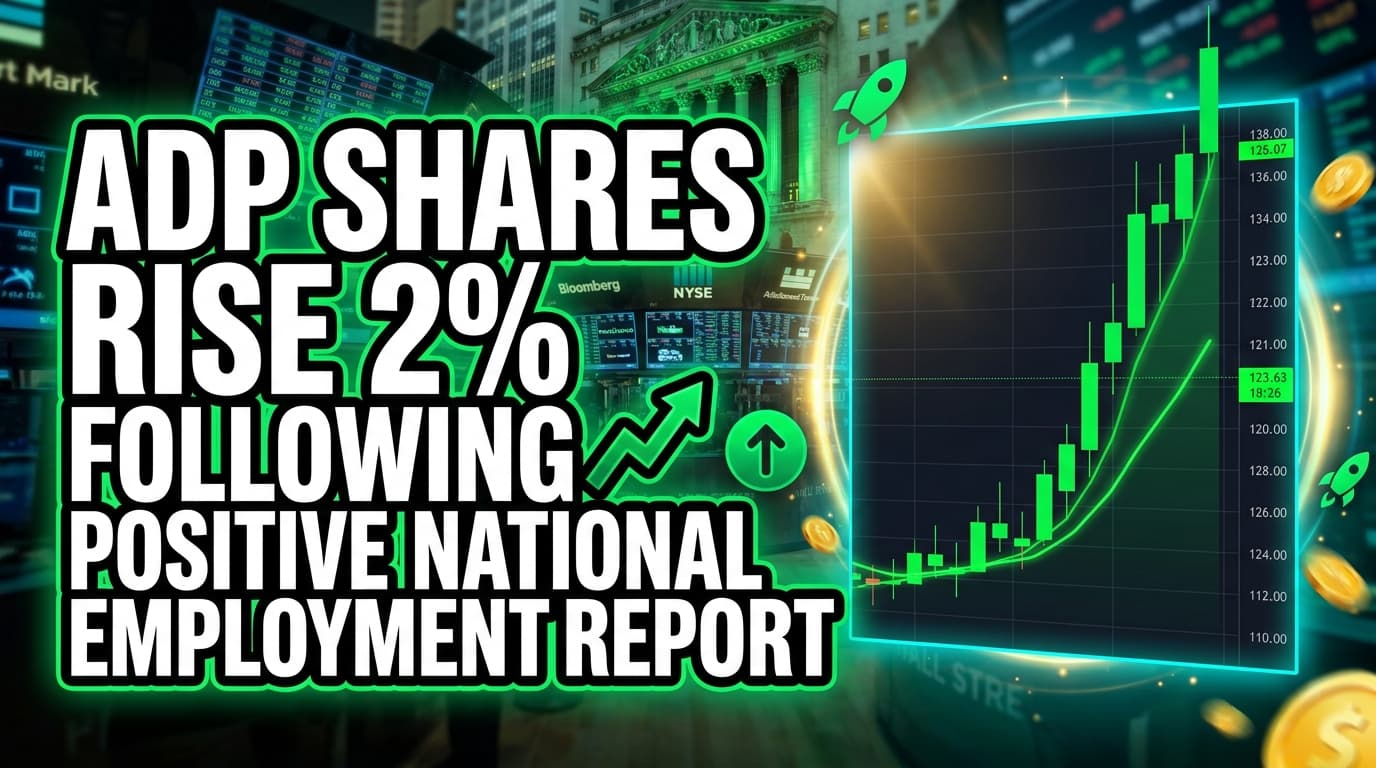 ADP Shares Rise 2% Following Positive National Employment Report