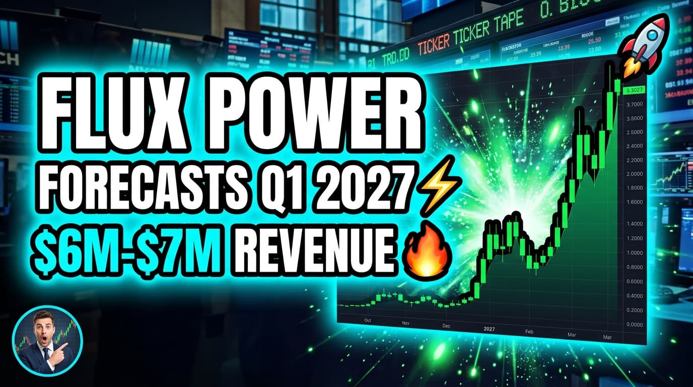 Flux Power Forecasts Q1 2027 Revenue of $6M-$7M, Expands Robotics Testing