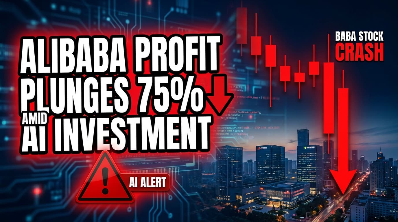 Alibaba Profit Plunges 75% Amid Increased AI Investment