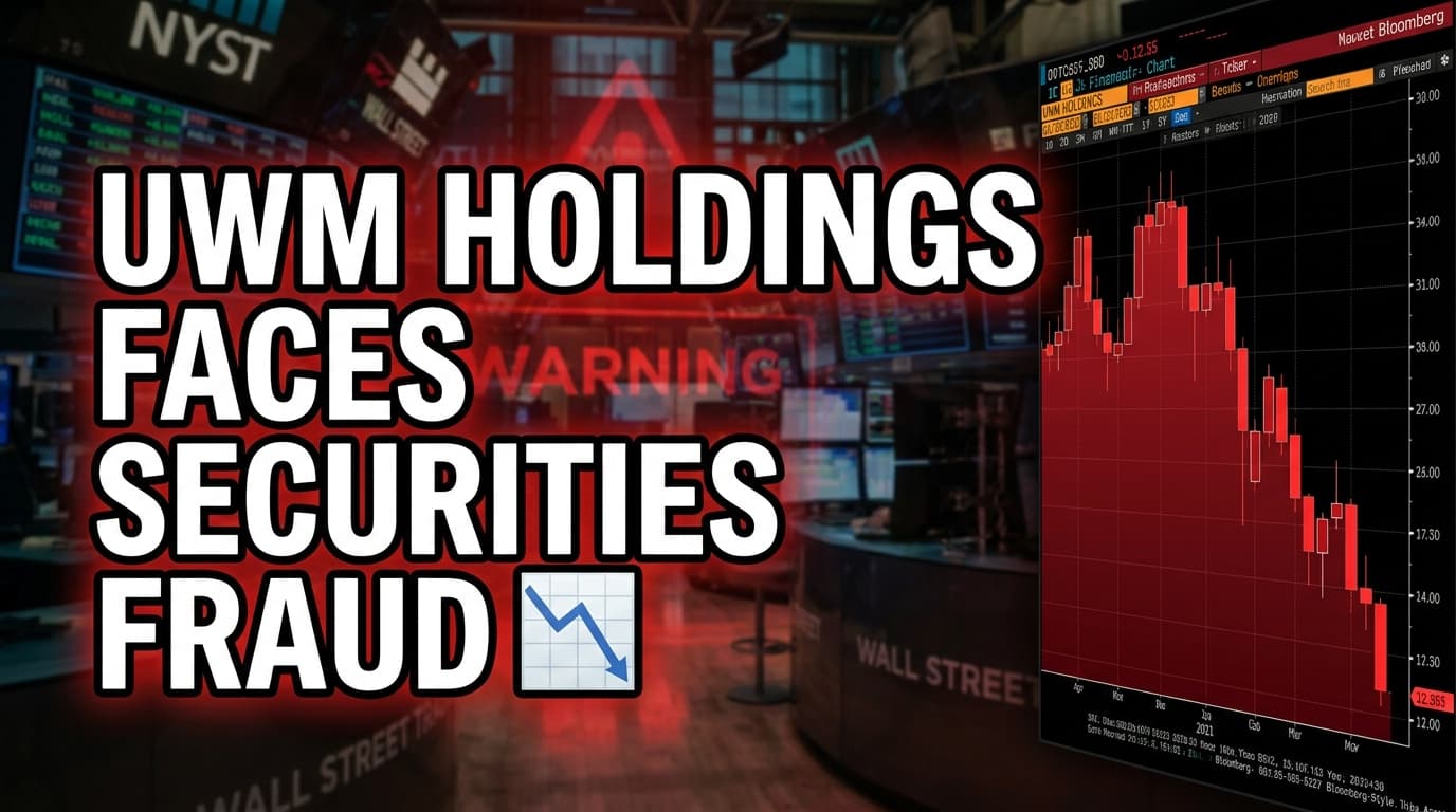 UWM Holdings Faces Securities Fraud Class Action Lawsuit