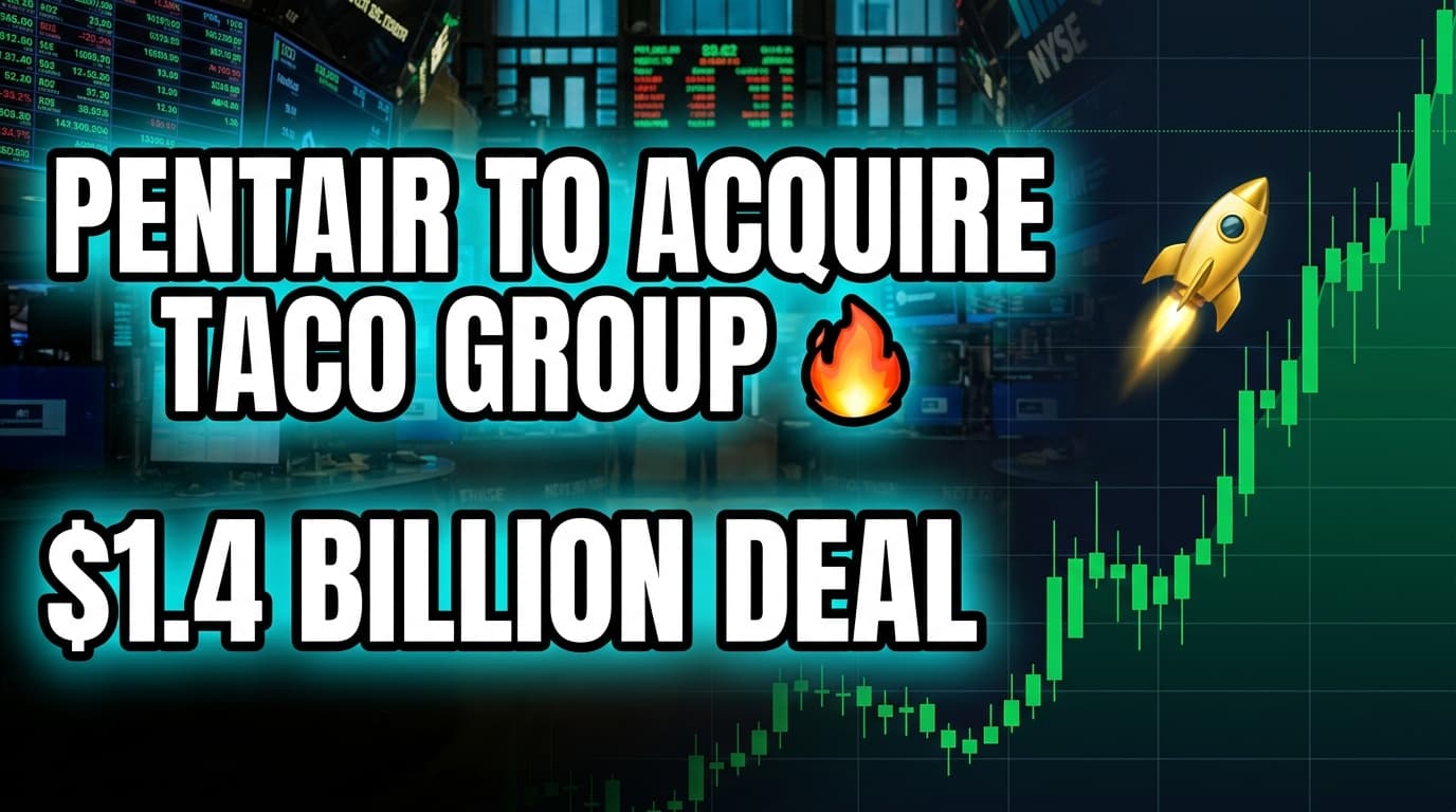 Pentair to Acquire Taco Group Holdings for $1.4 Billion
