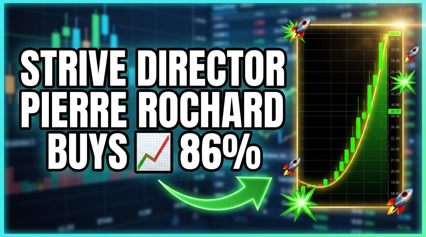 Strive Director Pierre Rochard Buys Shares After 86% Decline
