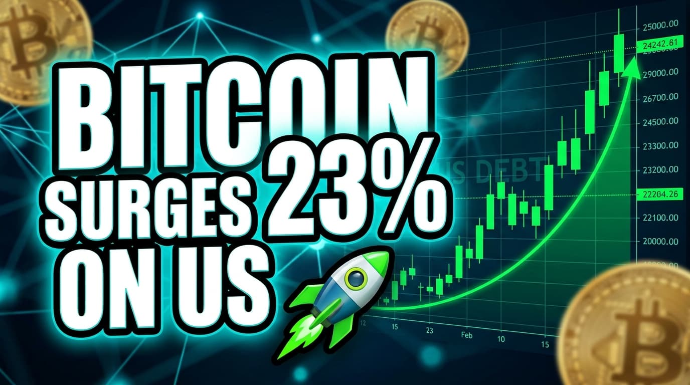 Bitcoin Surges 23% on US Debt Policy Concerns