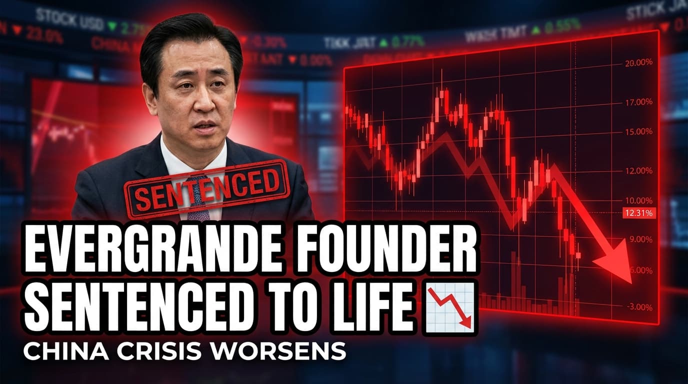 Evergrande Founder Sentenced to Life as China Property Crisis Worsens