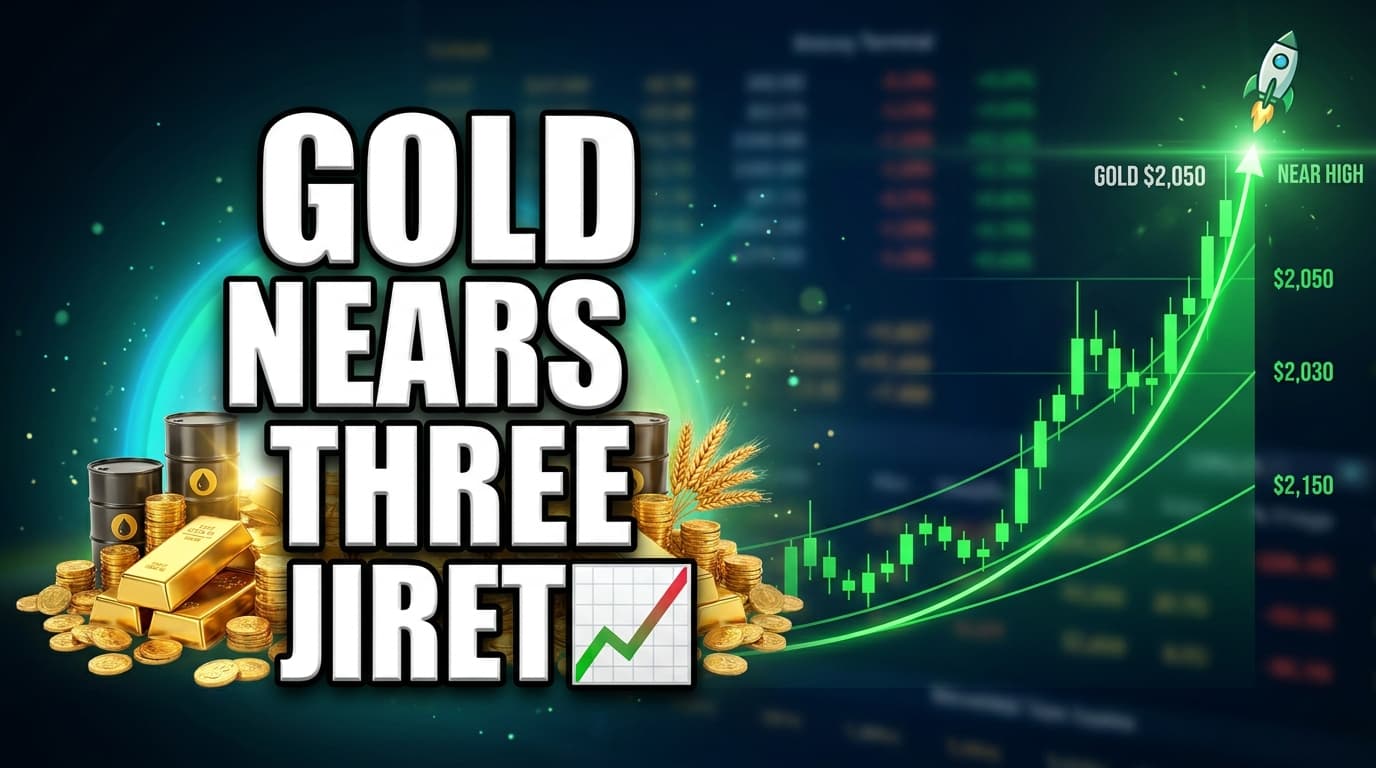 Gold Nears Three-Month High Amid Debasement Trade Resurgence