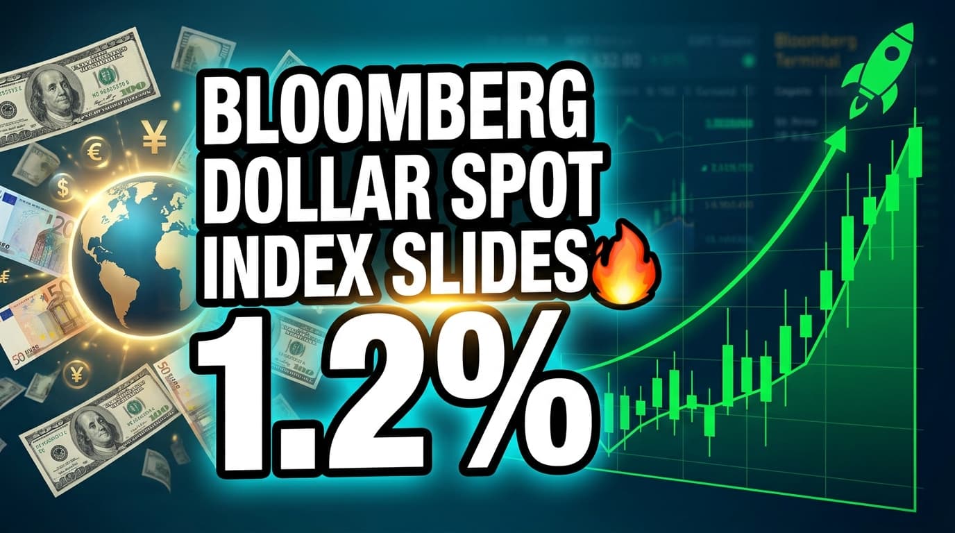 Bloomberg Dollar Spot Index Slides 1.2%, Signaling Potential Crypto Rallies
