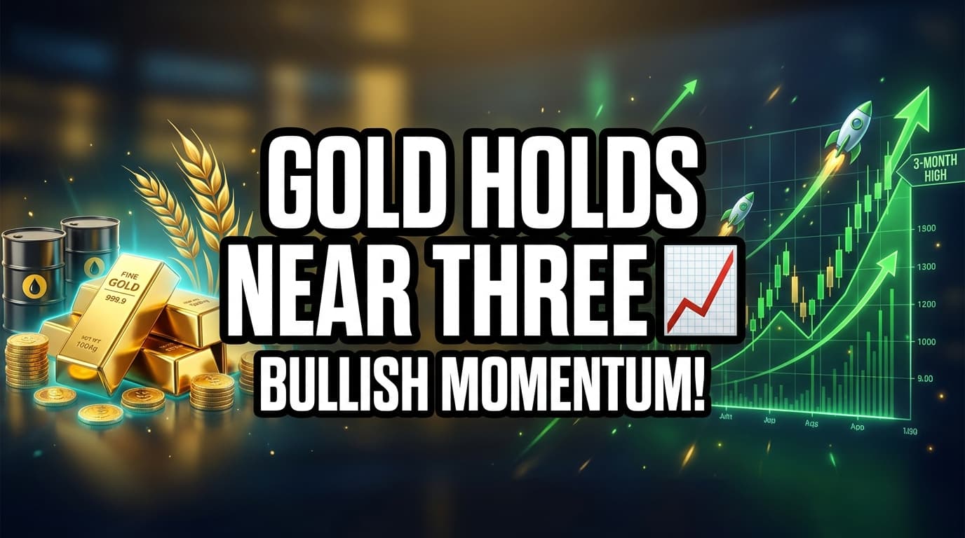 Gold Holds Near Three-Month High Amid US Treasury Policy Speculation