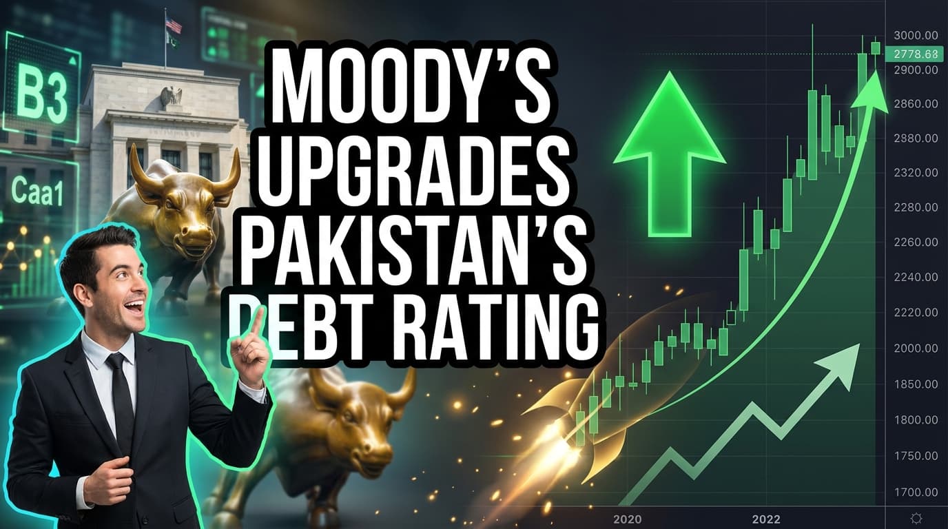 Moody's Upgrades Pakistan's Debt Rating to B3 From Caa1