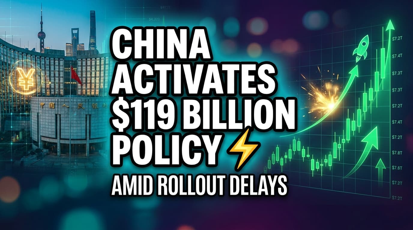 China Activates $119 Billion Policy Financing Tool Amid Rollout Delays