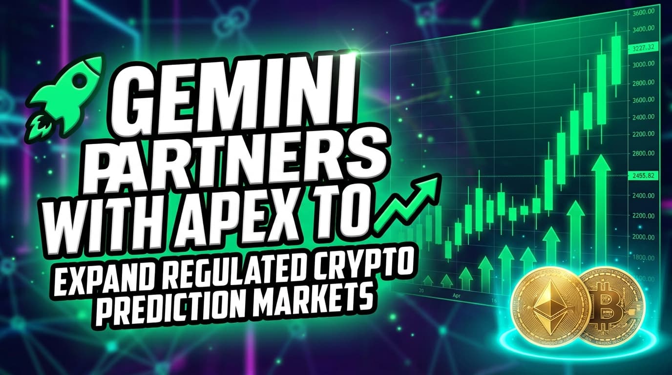 Gemini Partners With Apex to Expand Regulated Crypto Prediction Markets