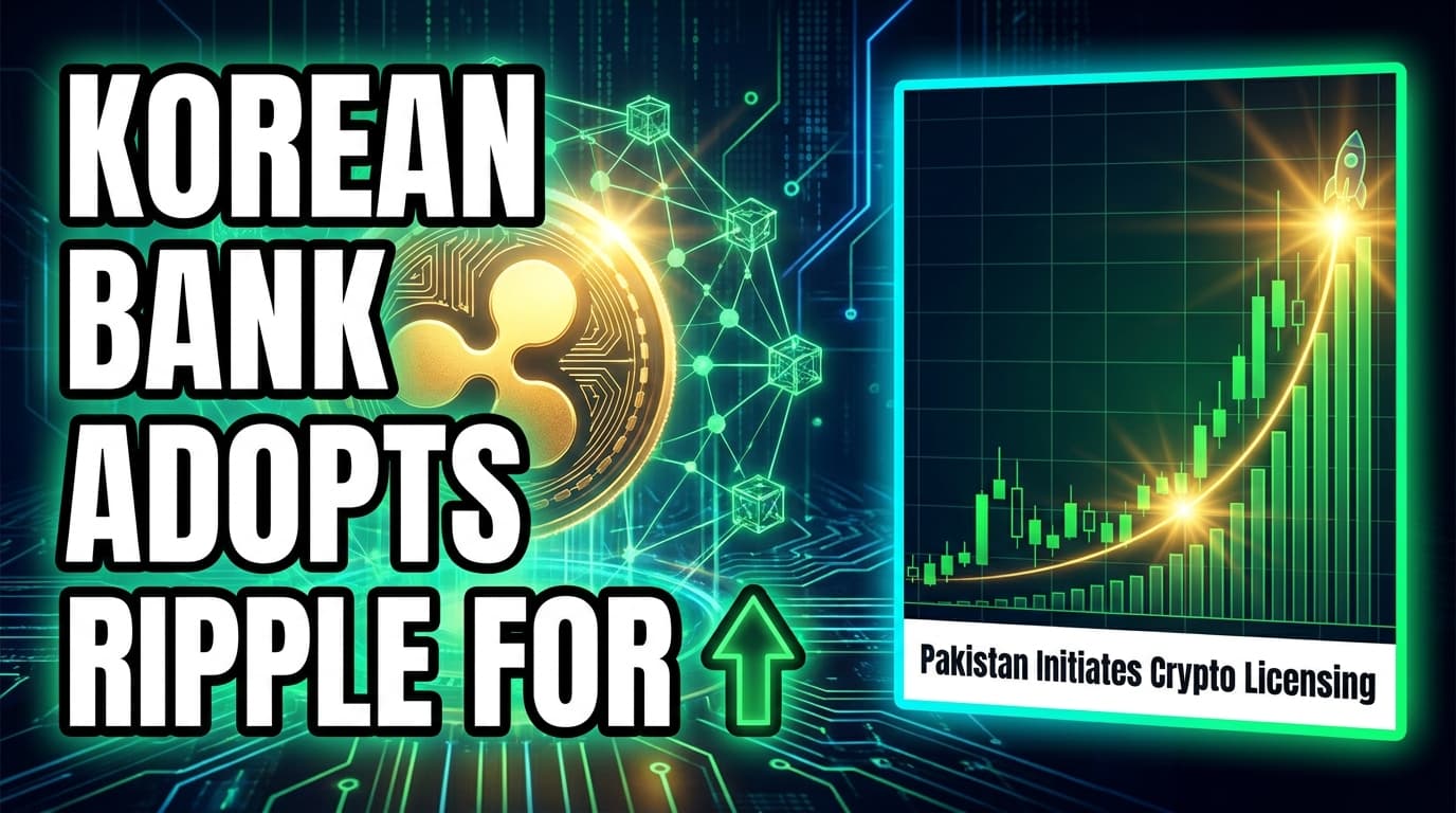 Korean Bank Adopts Ripple for Payments, Pakistan Initiates Crypto Licensing