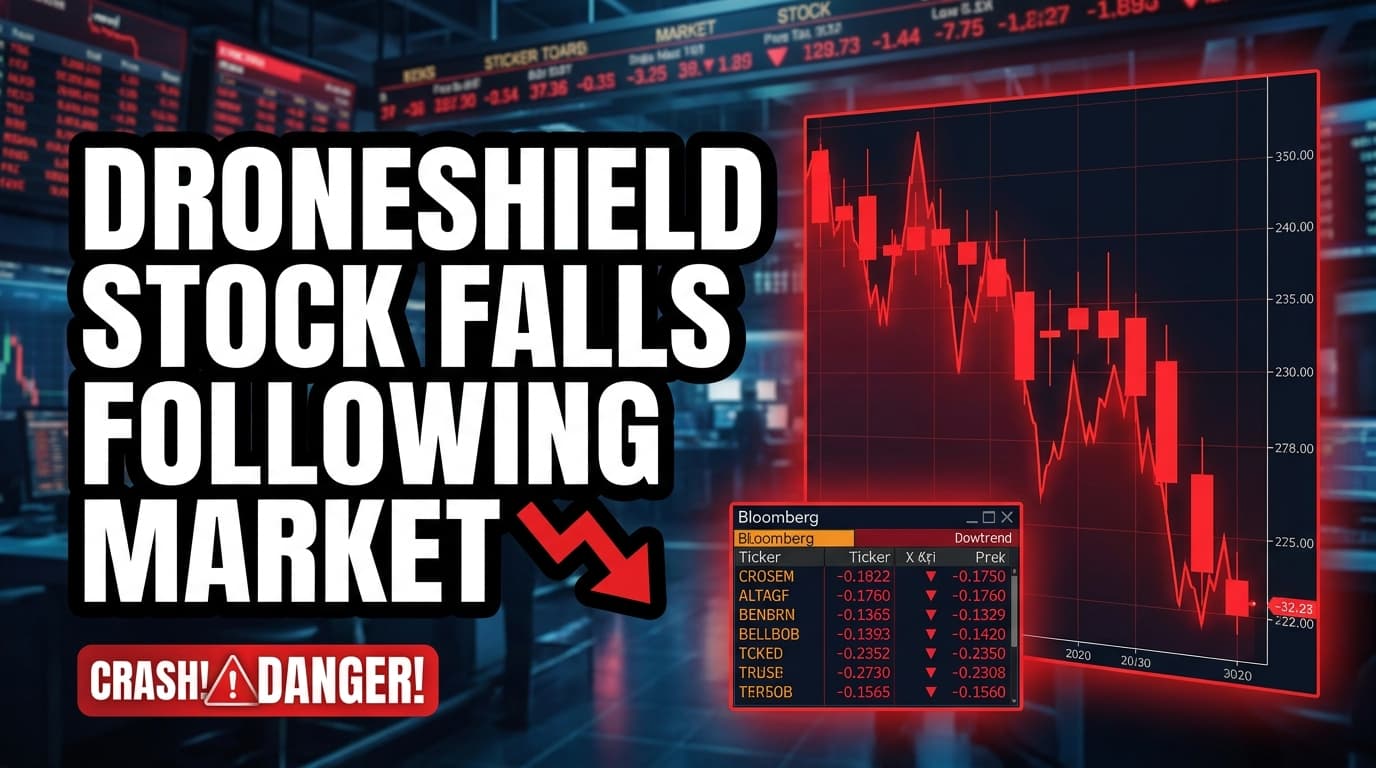 DroneShield Stock Falls Following Market Sell-Off